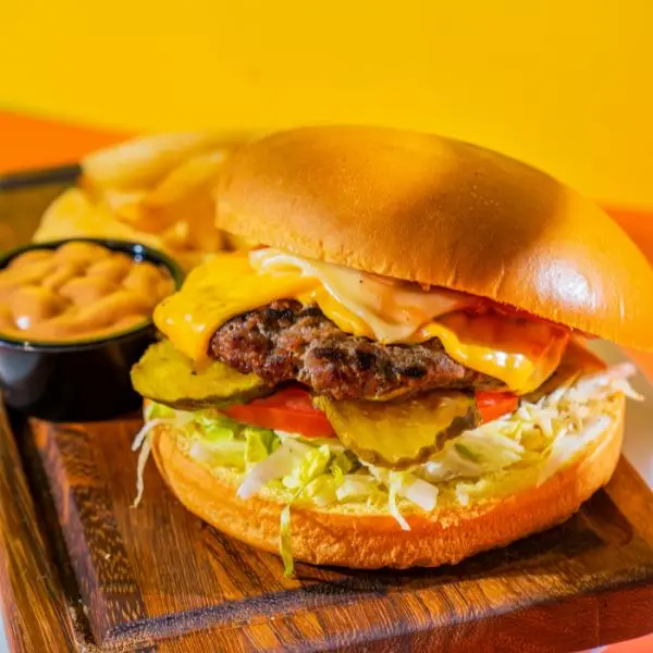 بركر بالجبنة